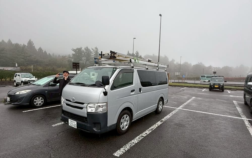 埼玉出張帰り車