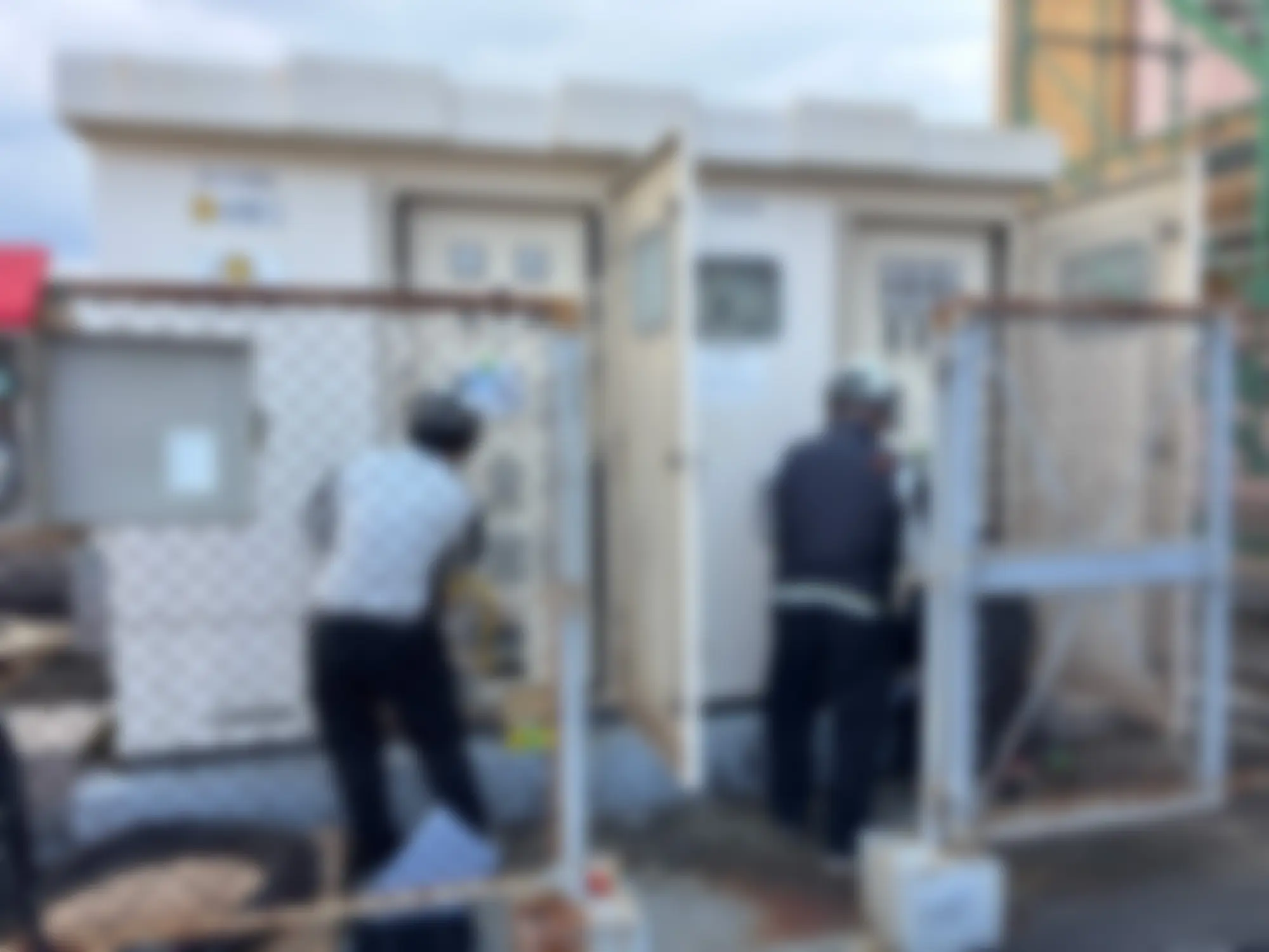 キュービクル内のブレーカー更新作業外観